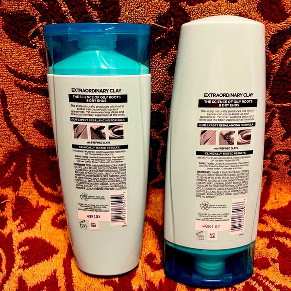 COPY - L’OREAL Elvive Extraordinary Clay Shampoo & Conditioner Set 12.6 OZ *NEW* - Picture 2 of 2
